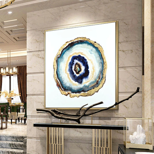 Hand Painted Oil Painting |  Luxury Gold Nordic