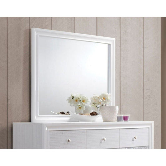 Kenda Glam Mirror | White