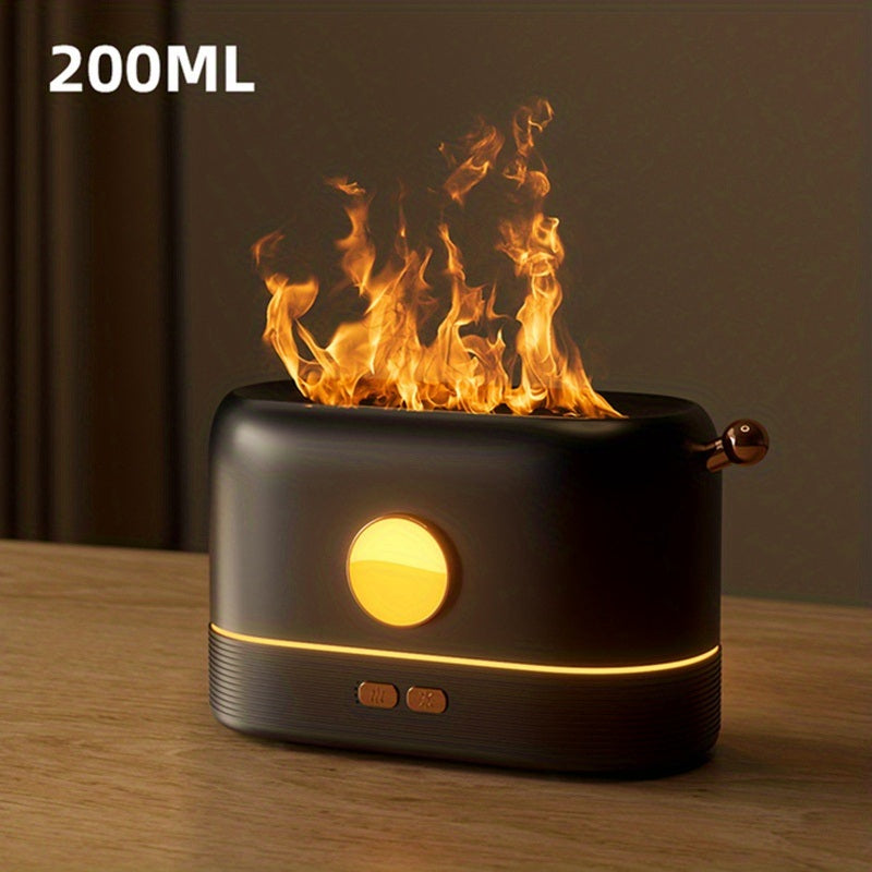 3D Flame Aromatherapy Humidifier