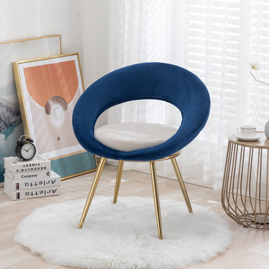 Emene Conversation Lounge Chair | Navy Blue