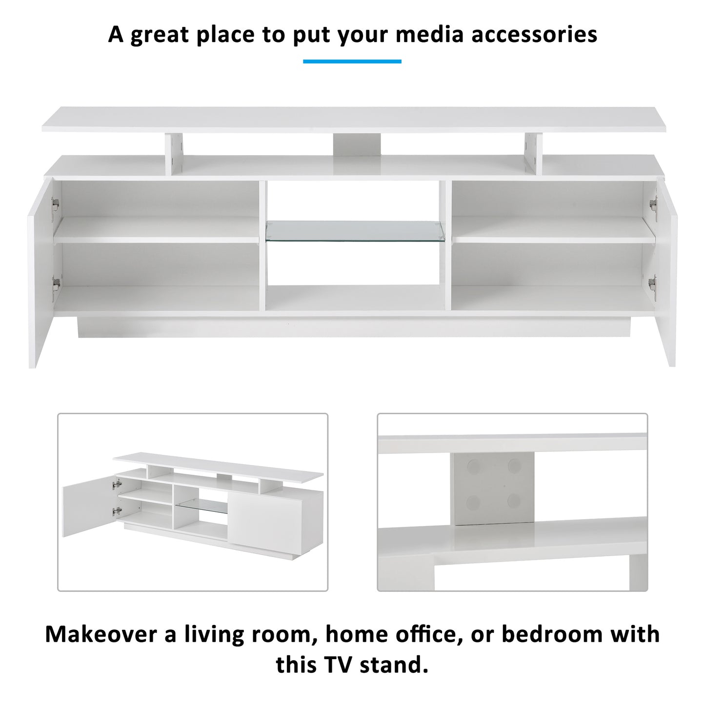 ON-TREND Modern TV Stand